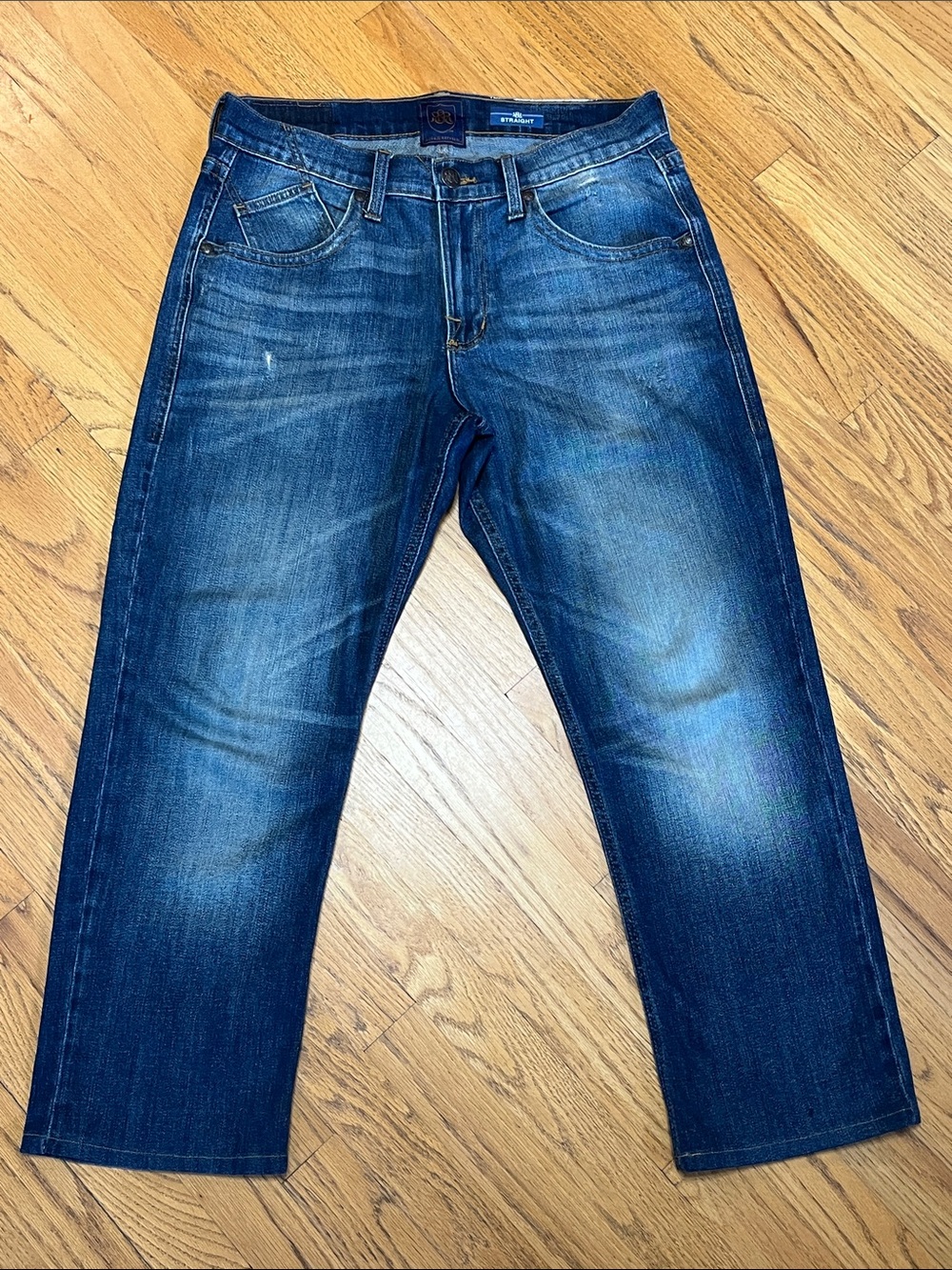 -Rock and Republic Straight Relaxed Sanded Jeans Men's Size W/32 L/27